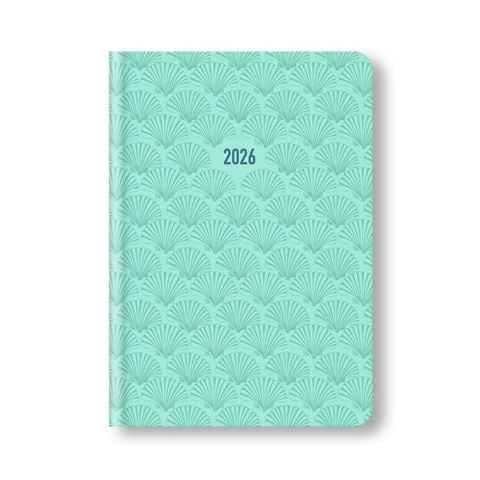 Letts - By the Sea A6 Week To View Diary 2026 Aquamarine