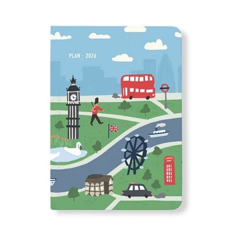 Letts - Wanderlust A6 Week To View Diary 2026 London