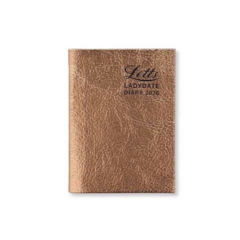 Letts - Ladydate Mini Pocket Week To View Diary 2026 Rose Gold
