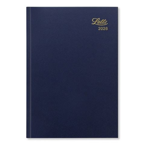 Letts - Standard A5 Week To View Diary 2026 Blue