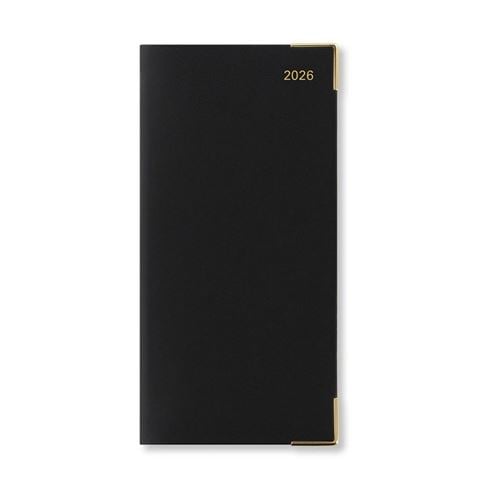 Letts - Roma Slim Week To View Diary w/appts 2026 Black