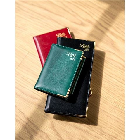 Letts - Lexicon Slim Landscape Week To View Diary w/appts 2026 Green