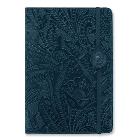 Letts - Baroque A5 Week To View Diary 2026 Navy