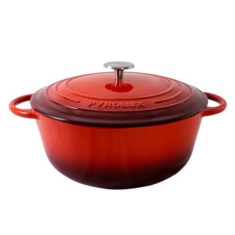 Pyrolux - Pyrochef Round French Oven Chilli Red 28cm/6L