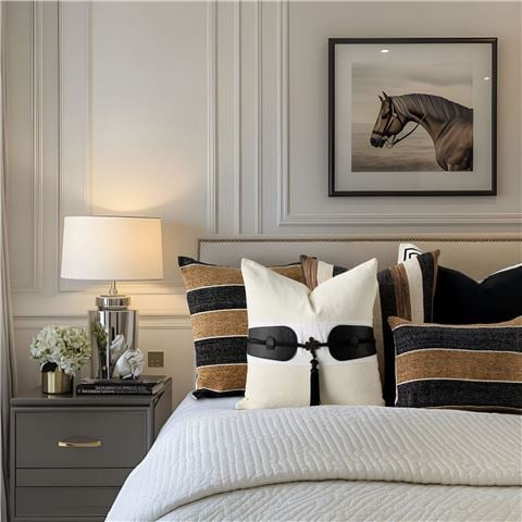 Paloma - Porto Stripe Cushion 30x50cm