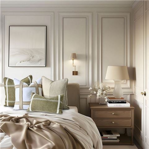 Paloma - Cotswolds Olive Green Cushion 30x50cm