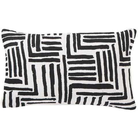 Paloma - Maya Black Cushion 30x50cm