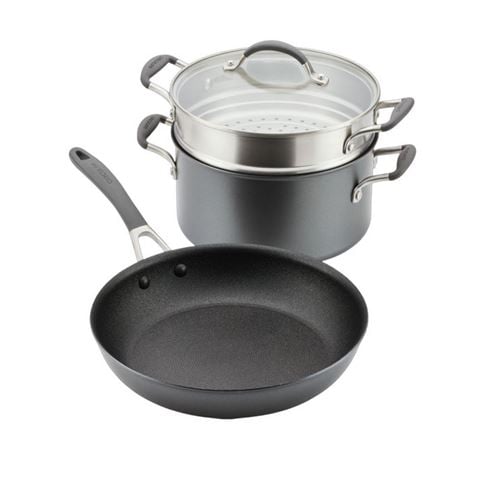 Circulon - ScratchDefense A1 Nonstick Induction Cookware Set 3pce