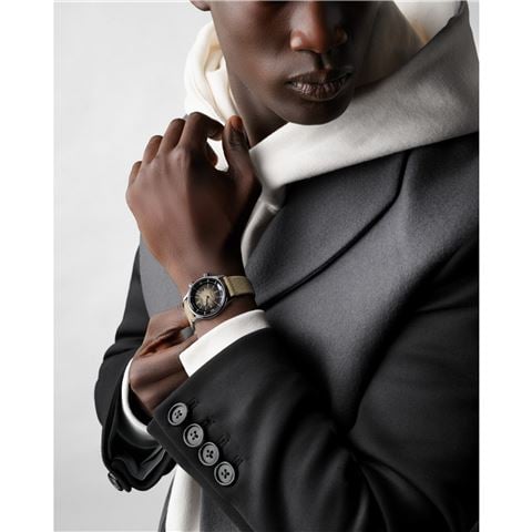 Longines - Legend Diver S.Steel Auto. Watch w/Beige Strap 36mm L33744302