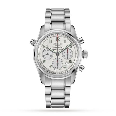 Longines - Spirit S.Steel Chronograph Auto. Watch w/S.Steel Band 42mm L38204736