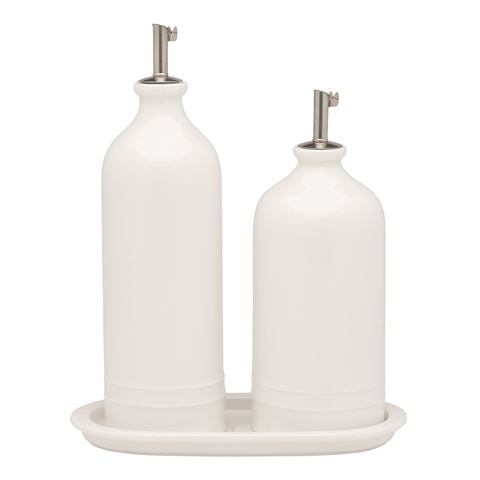 Ecology - Signature Oil & Vinegar Set w/Tray 3pce