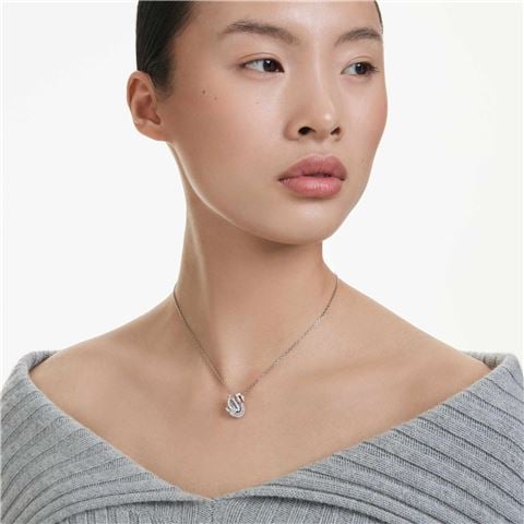 Swarovski Jewellery - Swan Pendant White