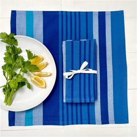 Carnival - Cottesloe Stripe Cotton Napkin Set 6pce 48x48cm