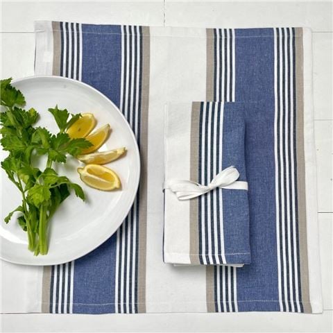 Carnival - Riviera Cotton Napkin Set 48x48cm 6pce