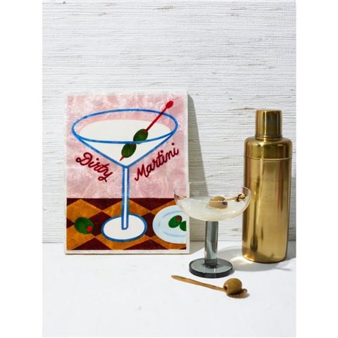Jones & Co - Happy Hour Martini Capiz Shell Tile
