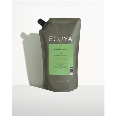 Ecoya - French Pear Hand & Body Wash Refill 1L