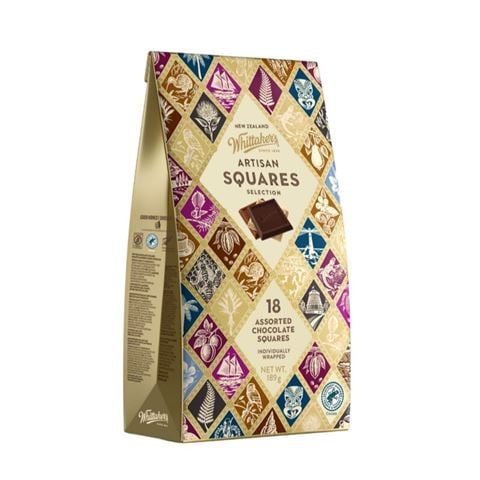 Whittaker's - Artisan Chocolate Squares Assorted Gift Bag 189g