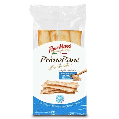 Pan Dei Massi Flat Bread Sesame 140g - Peter's of Kensington
