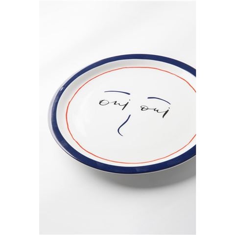 NO22 - Paris Oui Oui Plate 25.5cm