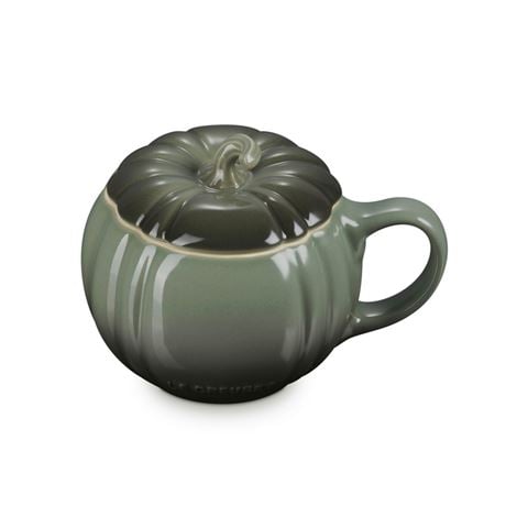 Le Creuset - Pumpkin Mug w/Lid Thyme 400ml