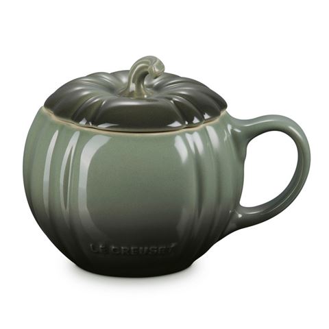 Le Creuset - Pumpkin Mug w/Lid Thyme 400ml