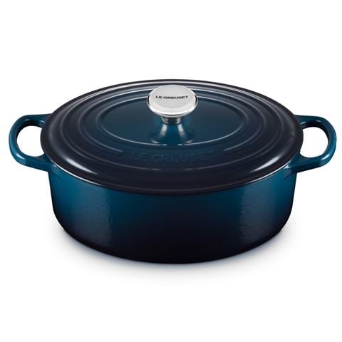 Le Creuset Signature Oval Casserole Nuit 29cm - Peter's of Kensington