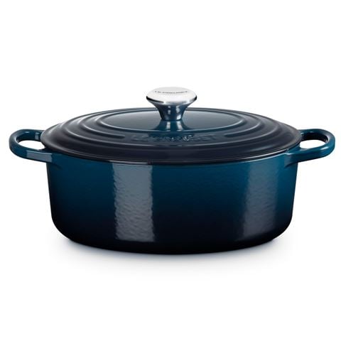 Le Creuset Signature Oval Casserole Nuit 29cm - Peter's of Kensington