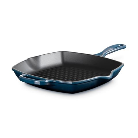 Le Creuset Signature Square Grillit Nuit 26cm - Peter's of Kensington