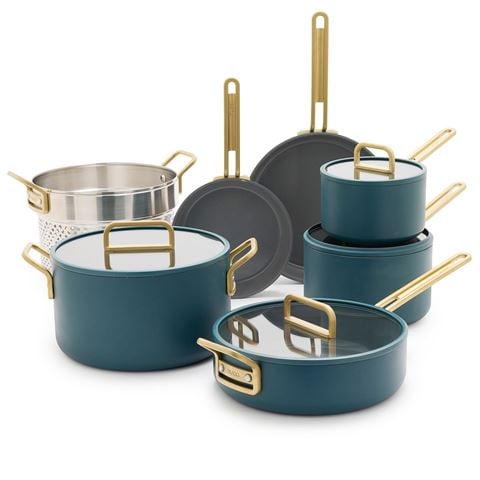 Greenpan - Stanley Tucci Ceramic Nonstick 7pce Cookware Set Venetian Teal