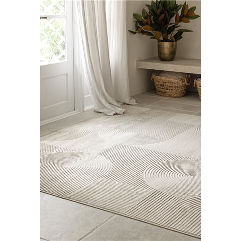 Darren Palmer Raking Rug Linen 400X300cm - Peter's of Kensington