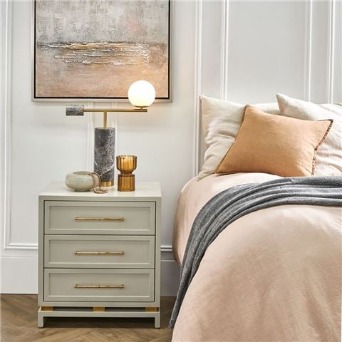 Cafe Lighting Zamora Marble Table Lamp Grey - Peter's of Kensington