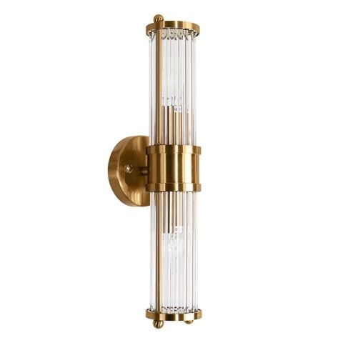 Cafe Lighting - Hunter Wall Sconce Light Brass Long