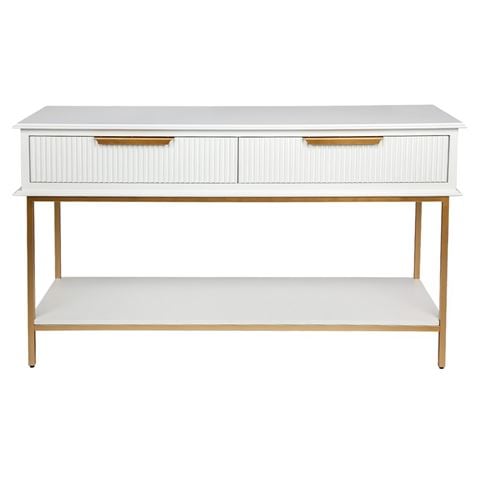 Cafe Lighting - Aimee Console Table White Small