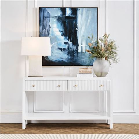 Cafe Lighting Ariana Console Table White - Peter's of Kensington