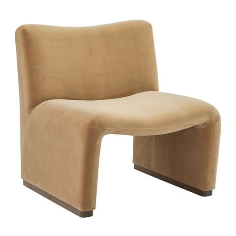 Cafe Lighting - Beau Occasional Chair Ochre Velvet