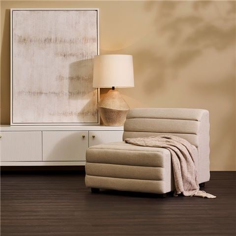 Cafe Lighting - Colorado Occasional Chair Natural Linen