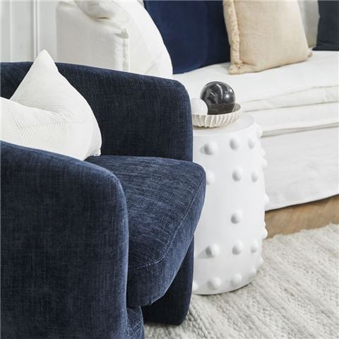 Cafe Lighting Otto Concrete Stool White - Peter's of Kensington