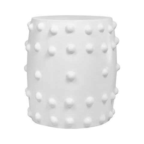 Cafe Lighting Otto Concrete Stool White - Peter's of Kensington