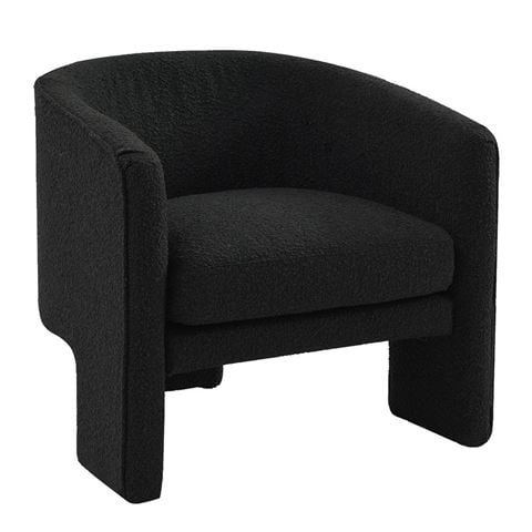 Cafe Lighting Kylie Armchair Black Onyx Boucle - Peter's of Kensington