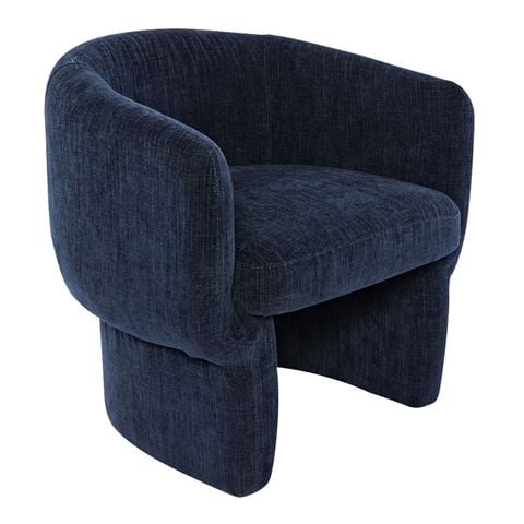 Cafe Lighting - Avenue Armchair Indigo Chenille