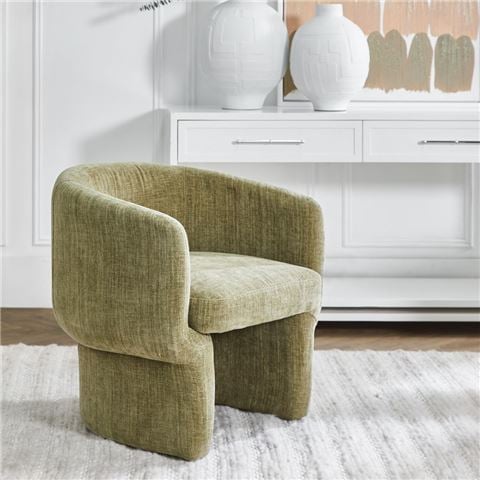 Cafe Lighting - Avenue Arm Chair Sage Chenille