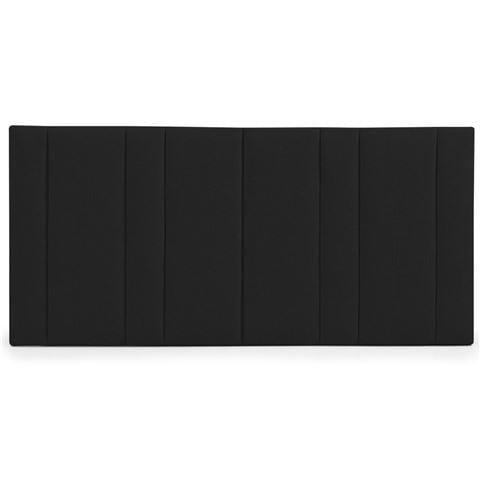 Cafe Lighting - Bronx Bedhead Black Linen King