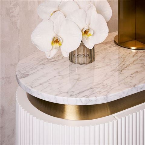Cafe Lighting Demarco Bedside Table White - Peter's of Kensington