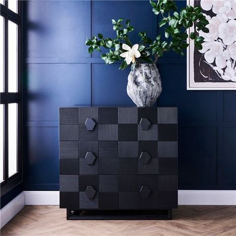 Cafe Lighting - Alton 3 Drawer Chest Black