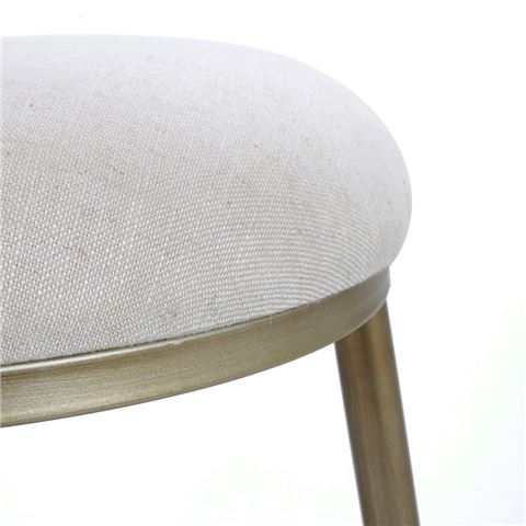 Cafe Lighting - Annie Kitchen Stool Natural Linen