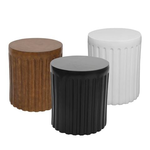 Cafe Lighting Caleb Side Table White - Peter's of Kensington