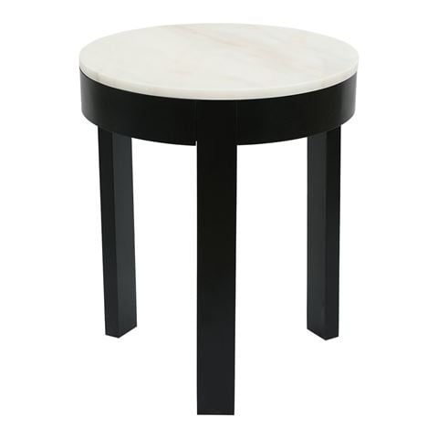 Cafe Lighting - Oliver Marble Side Table Large Black