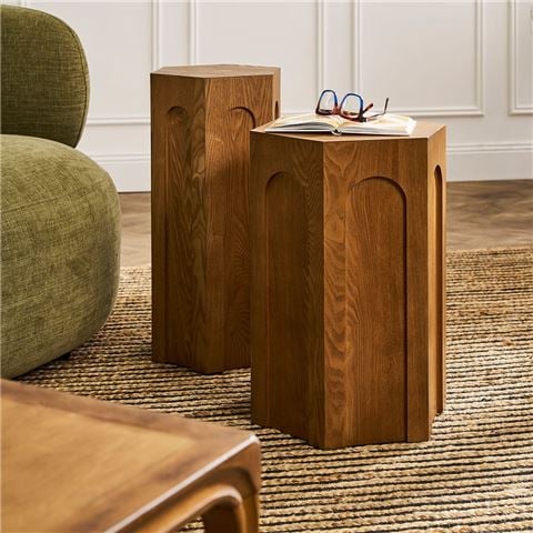 Cafe Lighting Winston Side Table Walnut - Peter's of Kensington