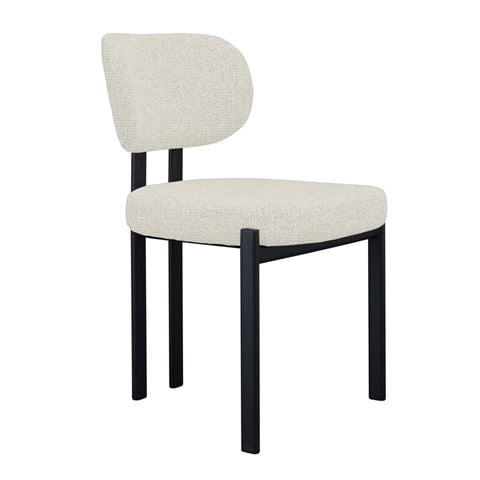Cafe Lighting Stuart Dining Chair Speckle Ecru - Peter's of Kensington