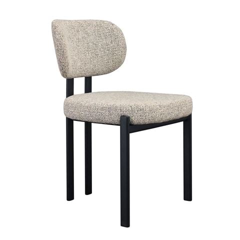 Cafe Lighting Stuart Dining Chair Speckle Brown - Peter's of Kensington